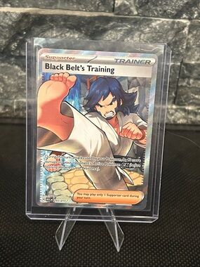 Pokemon Black Belt’s Training 255/217 Full Art Trainer Holo from Ascended Heroes